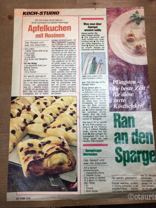 ドイツ風りんごパイの記事